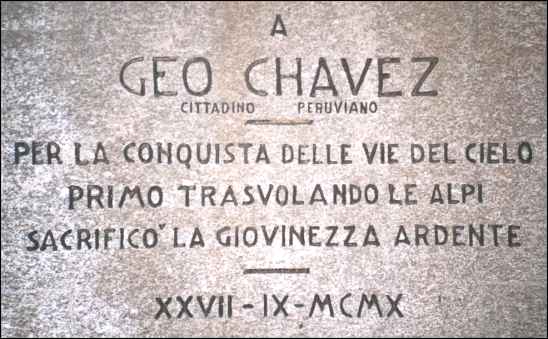 Chavez Memorial Inscription