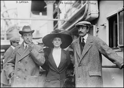 Latham, Sister & Count de Lesseps