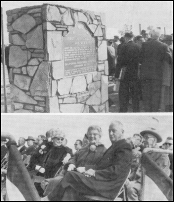 Site of Early U.S. Air Meet is Marked And Dedicated, 1960